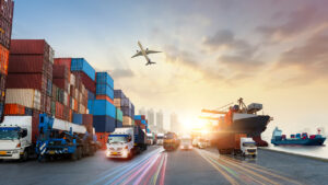 graphic depicting all the ways freight can move across the world