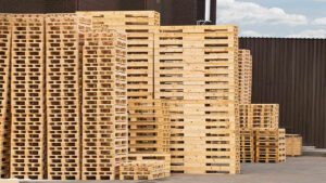 stacks of pallets