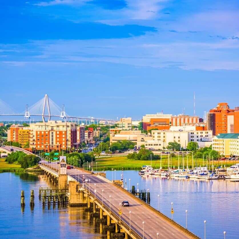 Charleston SC skyline